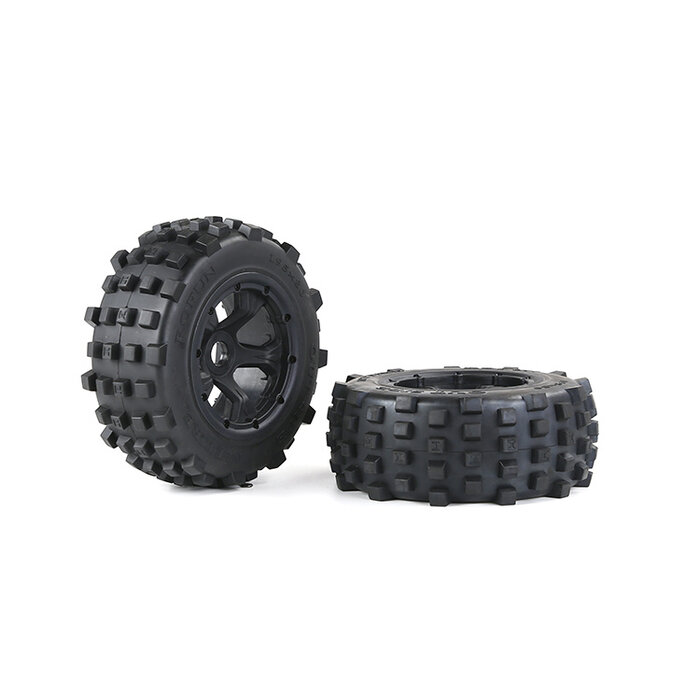RovanSports 5T/5SC Knobby wheel set rear 195x80 (2pcs)