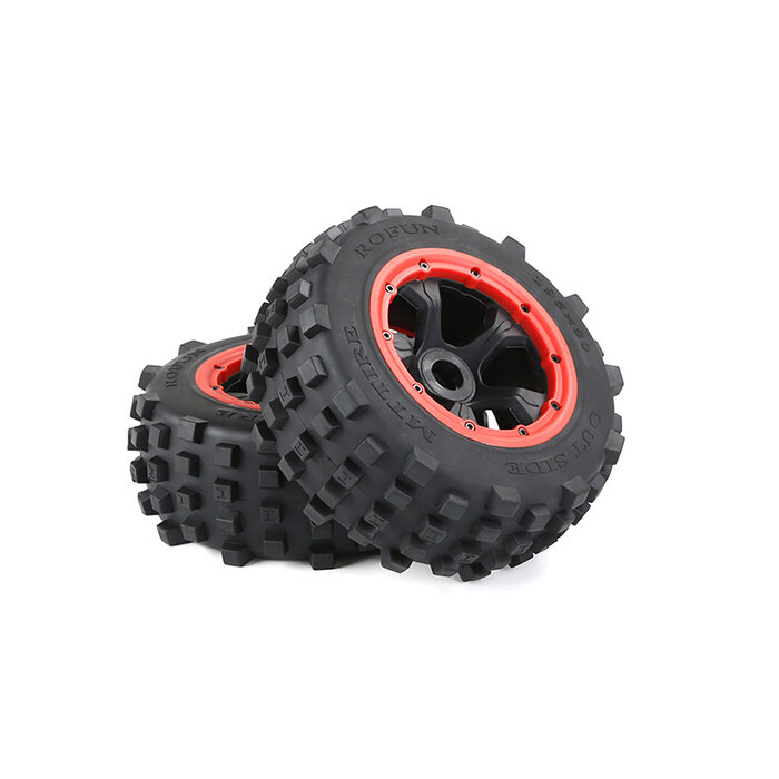 RovanSports 5T/5SC Knobby wheel set rear 195x80 (2pcs)