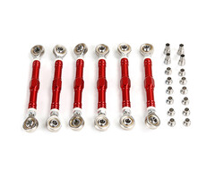 Rovan LT, SLT 2nd gen. CNC Aluturnbuckle and tie rod end kit (in several colors)