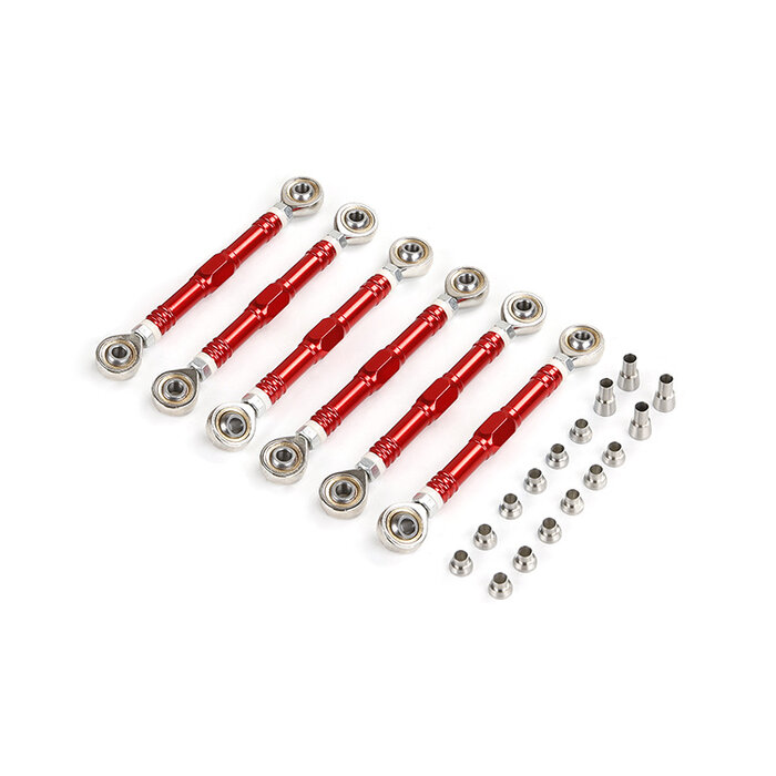 Rovan LT, SLT 2nd gen. CNC Aluturnbuckle and tie rod end kit (in several colors)