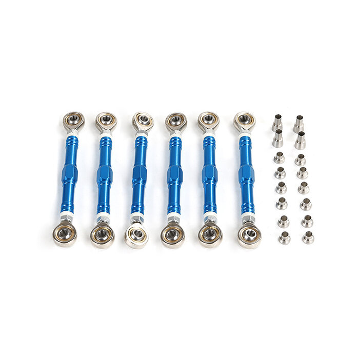 Rovan LT, SLT 2nd gen. CNC Aluturnbuckle and tie rod end kit (in several colors)