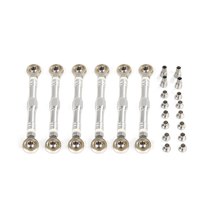 Rovan LT, SLT 2nd gen. CNC Aluturnbuckle and tie rod end kit (in several colors)