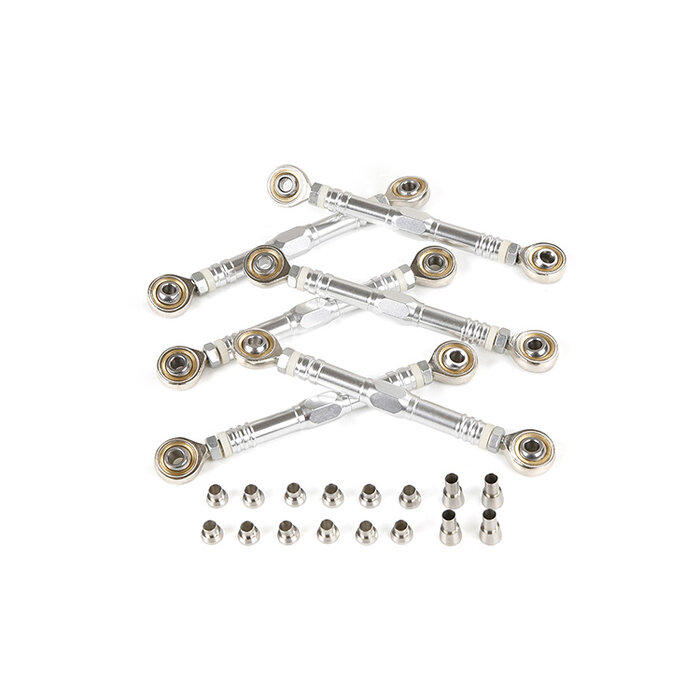 Rovan LT, SLT 2nd gen. CNC Aluturnbuckle and tie rod end kit (in several colors)