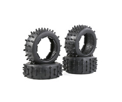 Rovan Outside Destroyer Bandenset met stevige 12mm pins 185x65+185x85