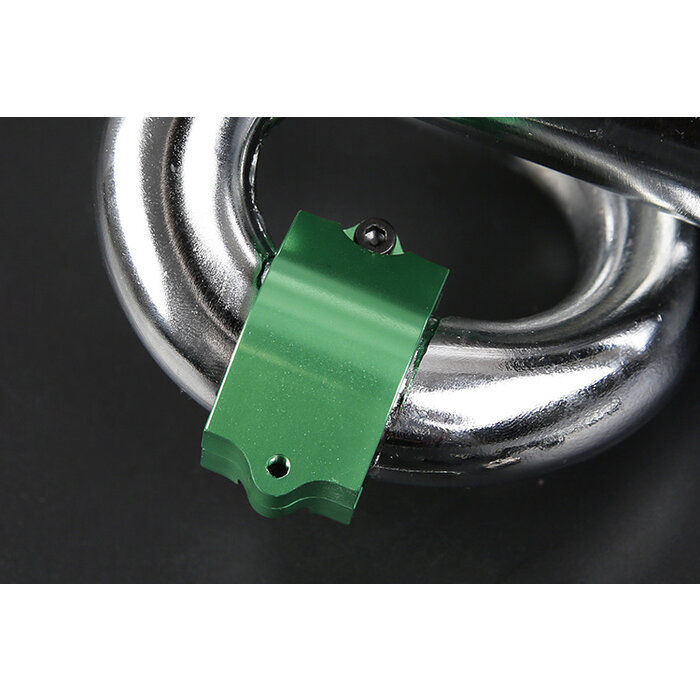 BAHA mounted CNC metal clamp built-in silencer resonant tube kit (clamp in several colors)