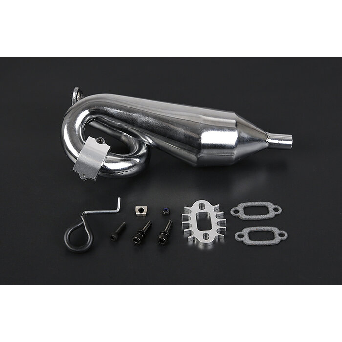 BAHA mounted CNC metal clamp built-in silencer resonant tube kit (clamp in several colors)