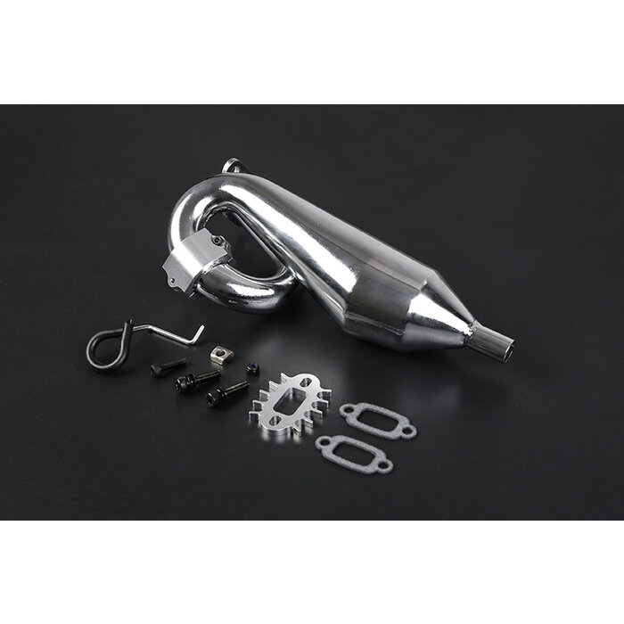 RovanSports BAHA uitlaat met silencer resonate met CNC-metalen klem (klem in meerdere kleuren)