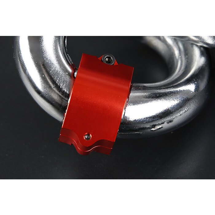 RovanSports BAHA mounted CNC metal clamp built-in silencer resonant tube kit (clamp in several colors)