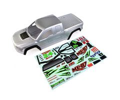 ZD Racing MX-07 Karosserie (Silber) + Aufkleber