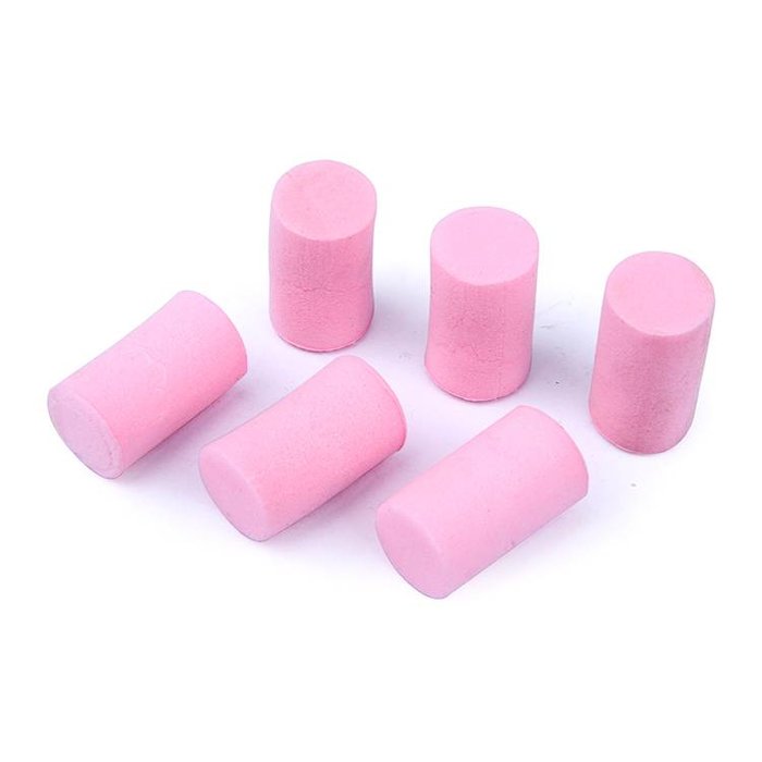 RovanSports Pink air filter foam element set for alloy shock cap set (6pc)