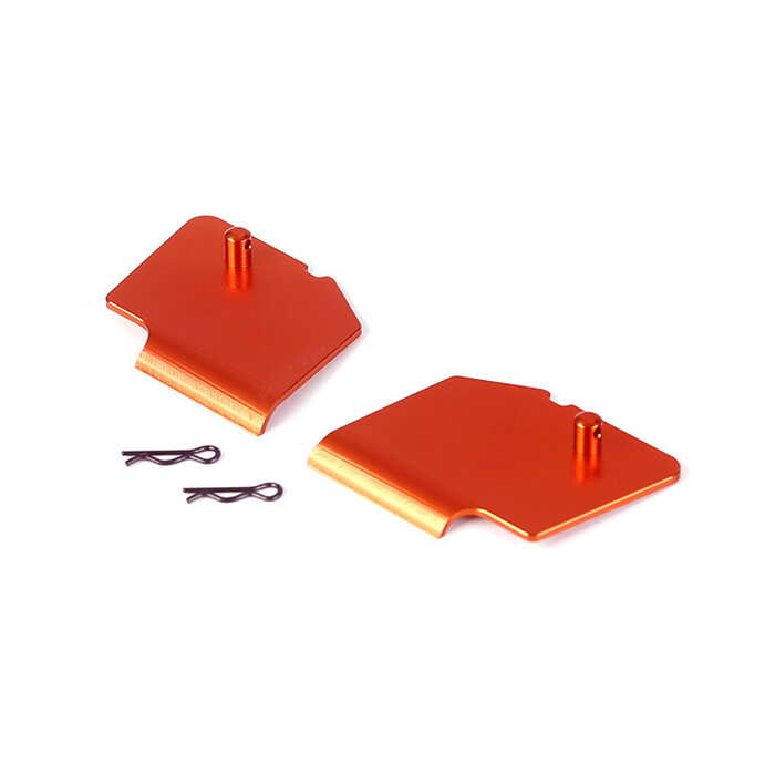 RovanSports BAHA CNC metalen spatbordset / fender kit (in zilver of rood of oranje)