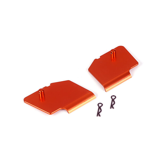 RovanSports BAHA CNC-Metall-Kotflügel-Kit/Schlammplatte (in Silber oder Rot oder Orange)