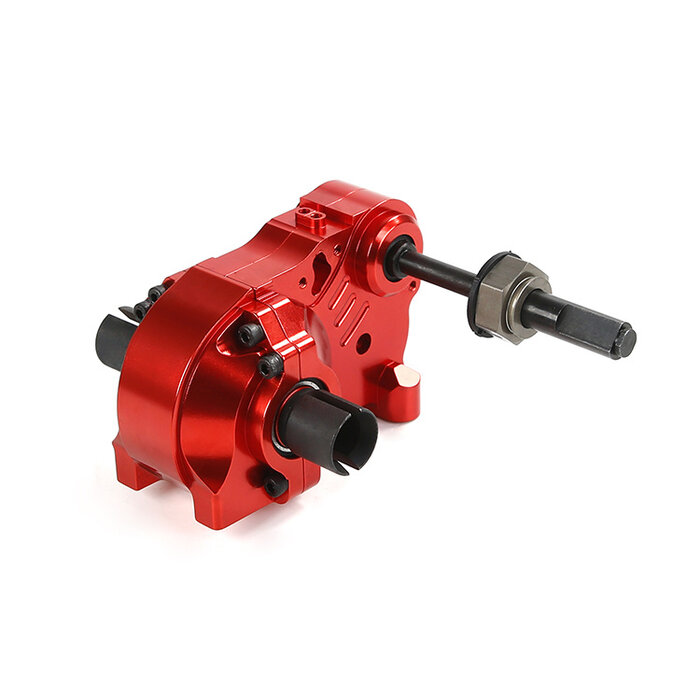 RovanSports BAHA CNC Alu-Getriebe komplett 2. Generation. in Silber oder Rot