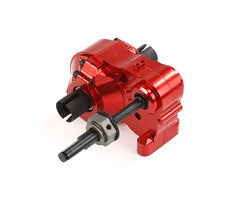RovanSports BAHA CNC Alu-Getriebe komplett 2. Generation. in Silber oder Rot