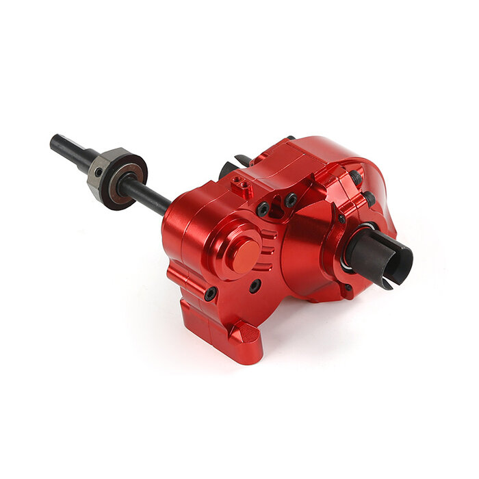 RovanSports BAHA CNC Alu-Getriebe komplett 2. Generation. in Silber oder Rot