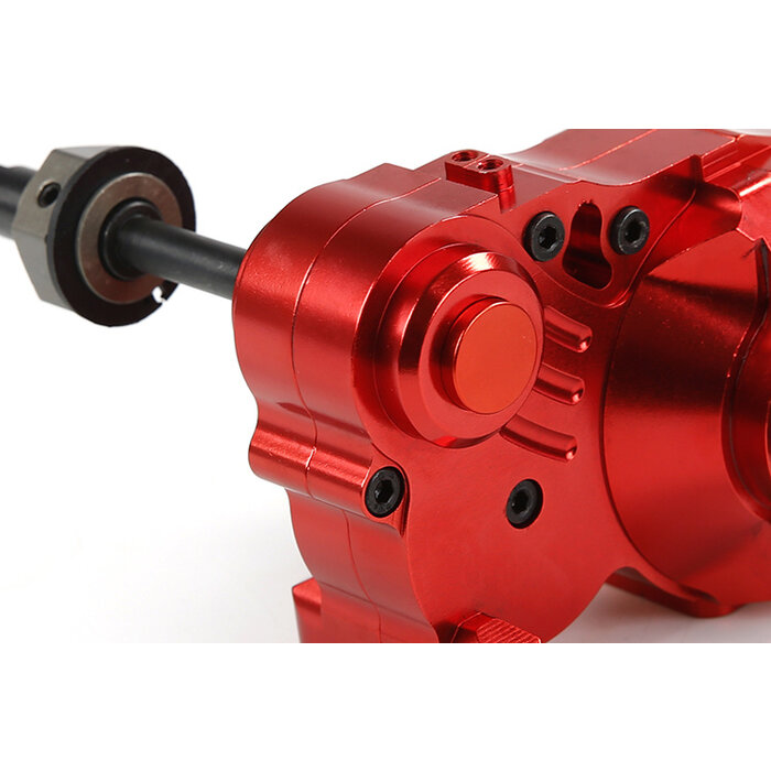 RovanSports BAHA CNC Alu-Getriebe komplett 2. Generation. in Silber oder Rot