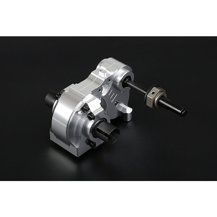 RovanSports BAHA CNC Alu gearbox complete 2nd gen. in zilver of rood