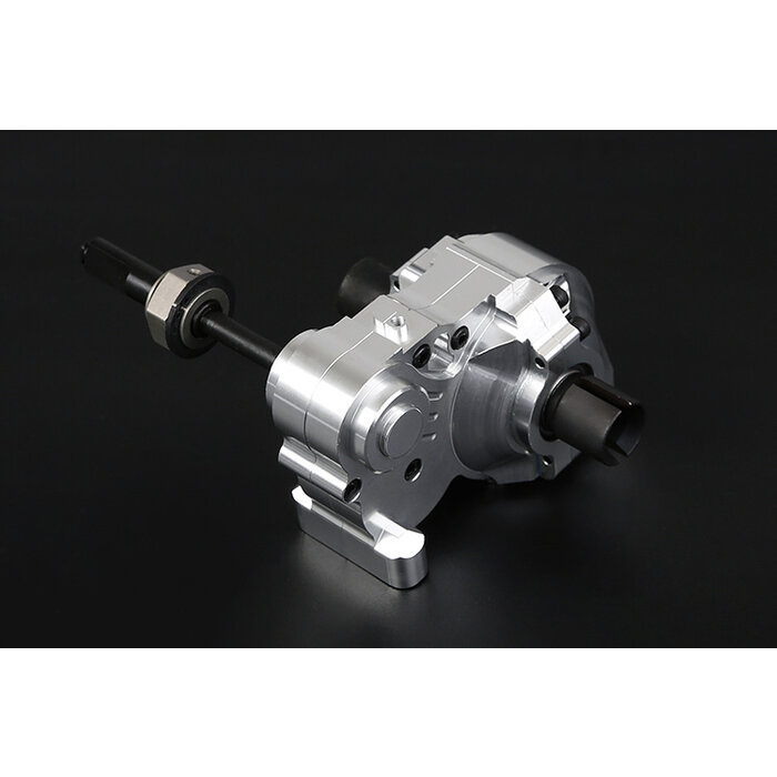RovanSports BAHA CNC Alu gearbox complete 2nd gen. in zilver of rood