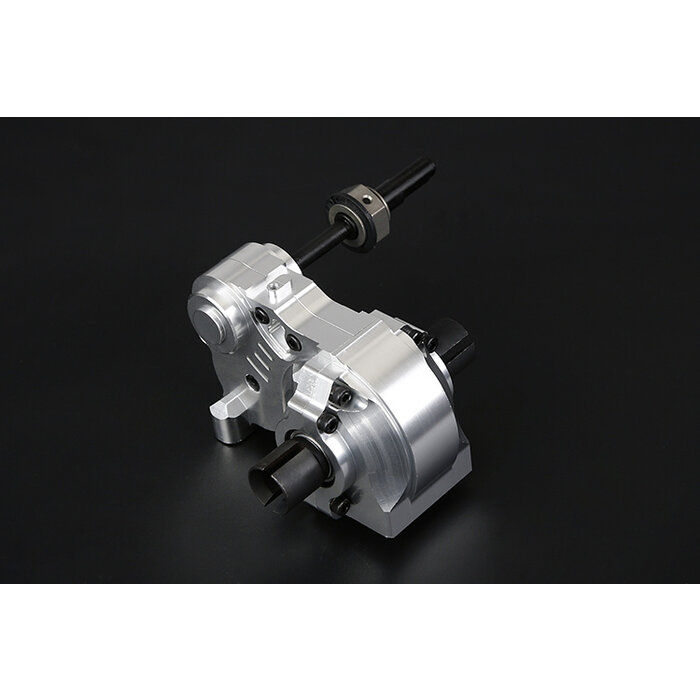RovanSports BAHA CNC Alu gearbox complete 2nd gen. in zilver of rood