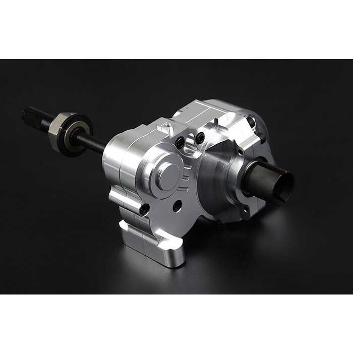 RovanSports BAHA CNC Alu gearbox complete 2nd gen. in zilver of rood