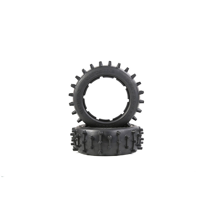 Rovan Outside Destroyer Bandenset met stevige 12mm pins 185x65 (2st.)