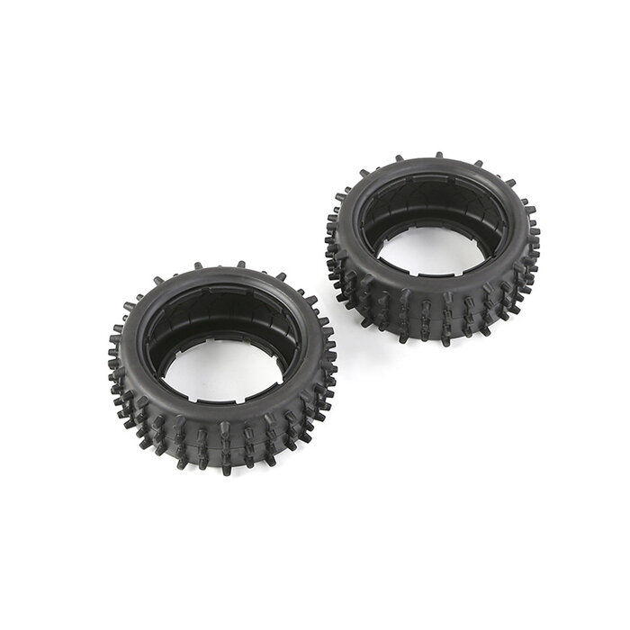 RovanLosi Rovan LT / Losi 5ive-T set banden met extra stevige lange pin 195x70 (2pcs)