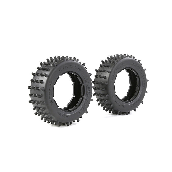 RovanLosi Rovan LT / Losi 5ive-T set banden met extra stevige lange pin 195x70 (2pcs)