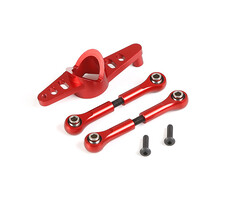 RovanLosi Rovan LT / Losi 5ive-T CNC Alu Dual Steering Ruddre Base kit (in verschillende kleuren)