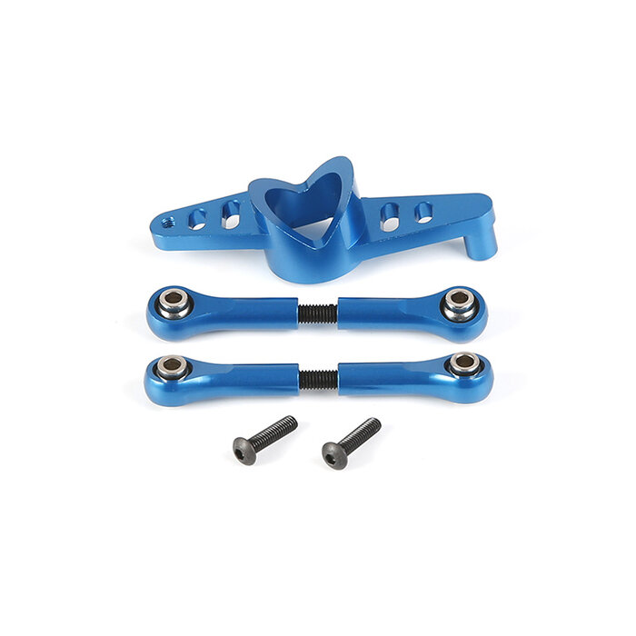 RovanLosi Rovan LT / Losi 5ive-T CNC Alu Dual Steering Ruddre Base kit (in verschillende kleuren)