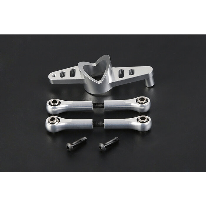 RovanLosi Rovan LT / Losi 5ive-T CNC Alu Dual Steering Ruddre Base kit (in verschillende kleuren)