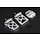 Rovan LT / Losi 5ive-T Aluminium Differential Bracket Set