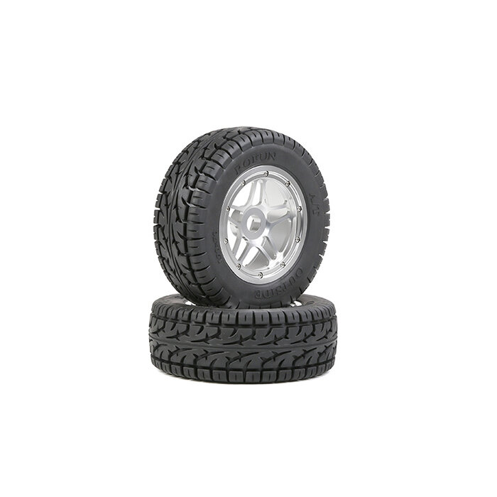 LT CNC metal five-star wheel hub allover tire assembly