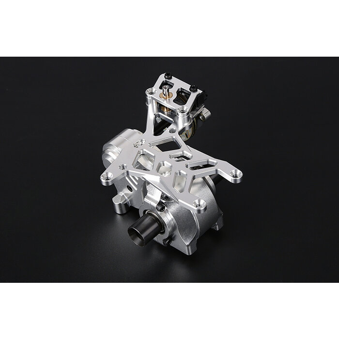 BAHA 5B CNC Metal Rear Axle Wave Box Assembly Kit (silver)