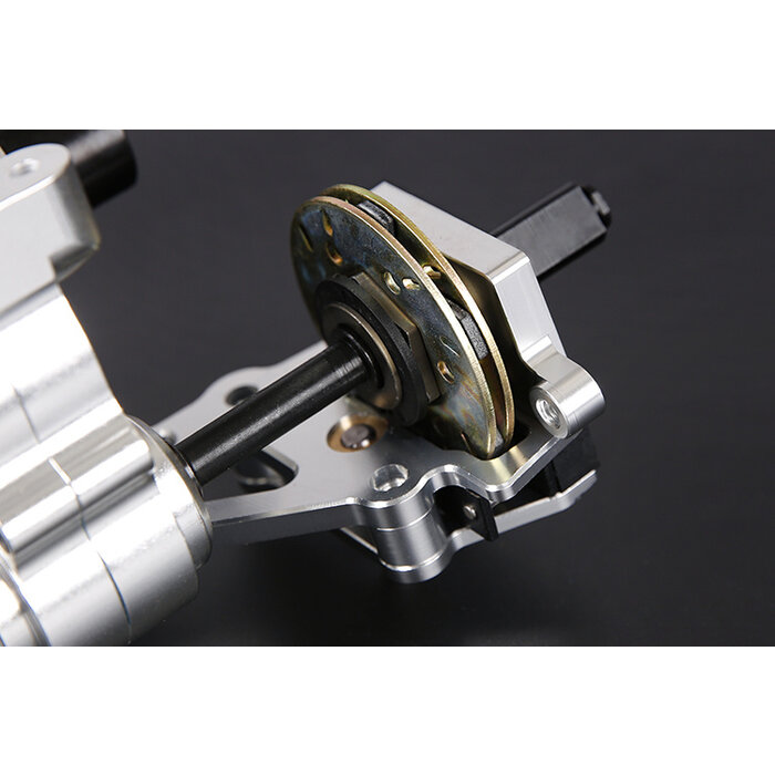 BAHA 5B CNC metalen achteras Wave Box-bouwset (zilver)