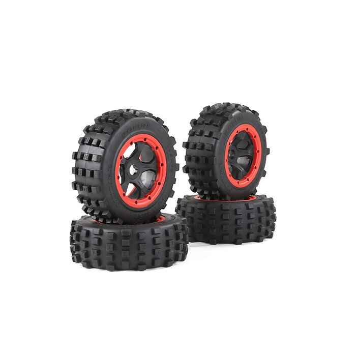 BAHA 5T/5SC/5FT 2nd Generation Wasteland Tire Assembly Complete Vehicle (with several colors beadlock)