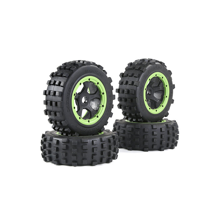 BAHA 5T/5SC/5FT 2nd Generation Wasteland Tire Assembly Complete Vehicle (with several colors beadlock)