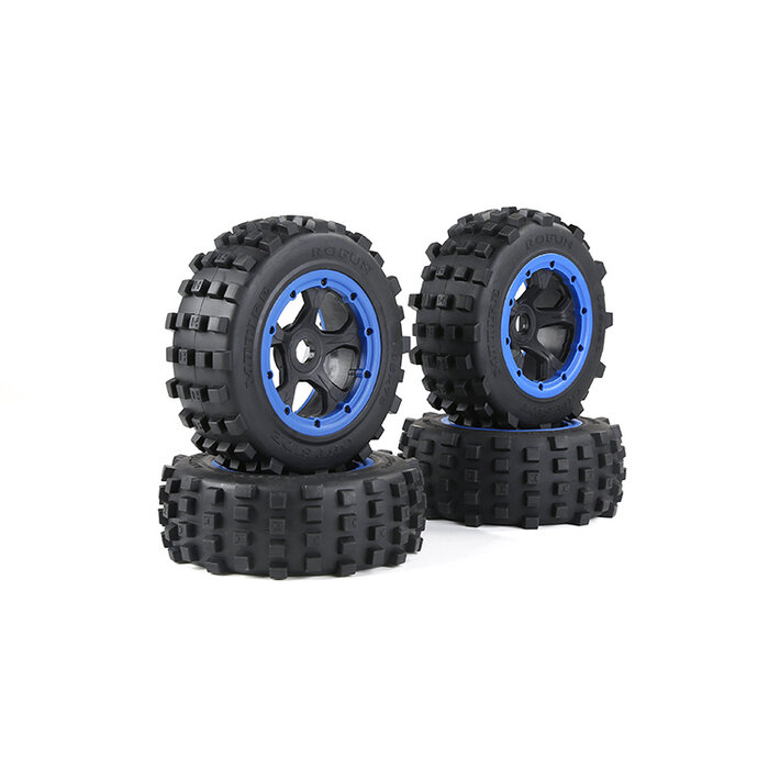 BAHA 5T/5SC/5FT 2nd Generation Wasteland Tire Assembly Complete Vehicle (with several colors beadlock)