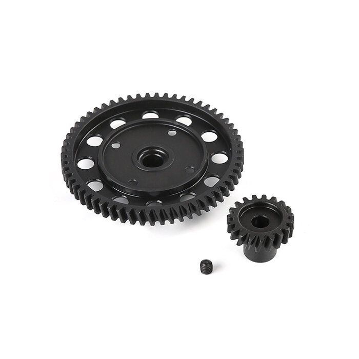 RovanLosi LT / Losi 5ive-T Differentialkegelradsatz mit zwei Zahnrädern Tram 58T/19T