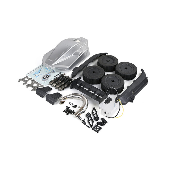 D5 omgebouwde kits met zilveren  of rode body frame