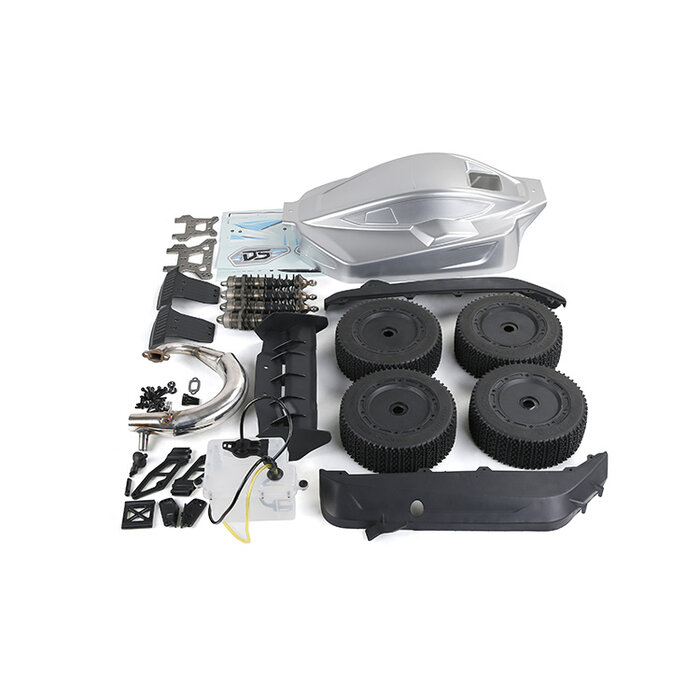 D5 omgebouwde kits met zilveren  of rode body frame