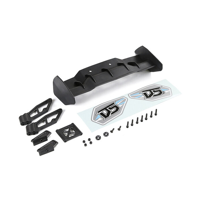 D5 vleugels set met zilveren of rode stickers