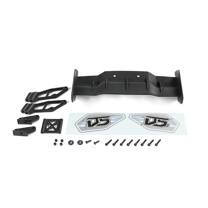 D5 vleugels set met zilveren of rode stickers