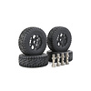 RovanLosi ES5II. Gimbal Camera Car Tire set with extension set for double wheelbase
