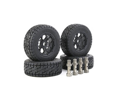 RovanLosi ES5II. Gimbal Camera Car Tire set with extension set for double wheelbase