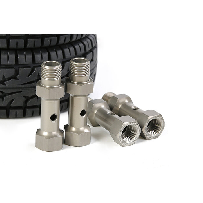 RovanLosi ES5II. Gimbal Camera Car Tire set with extension set for double wheelbase