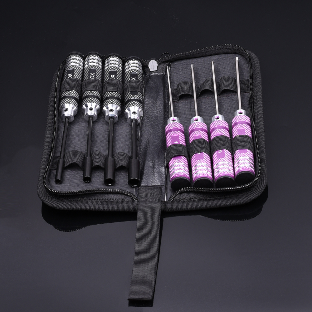 RNA Tool RNA Tool Black Cat 5525 Double ColorTool Bag-8pcs Set Hex1.5/2.0/2.5/3.0mm Box4.0/5.5/7.0/8.0mm "