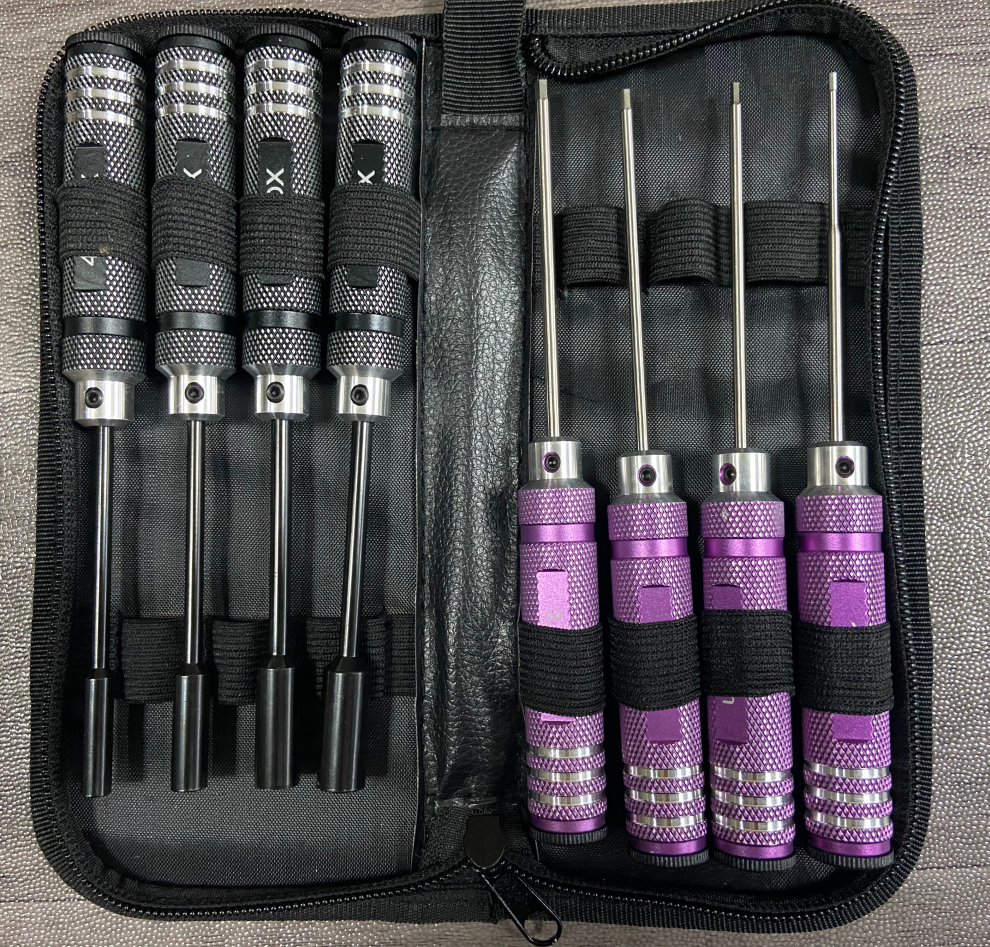 RNA Tool RNA Tool Black Cat 5525 Double ColorTool Bag-8pcs Set Hex1.5/2.0/2.5/3.0mm Box4.0/5.5/7.0/8.0mm "