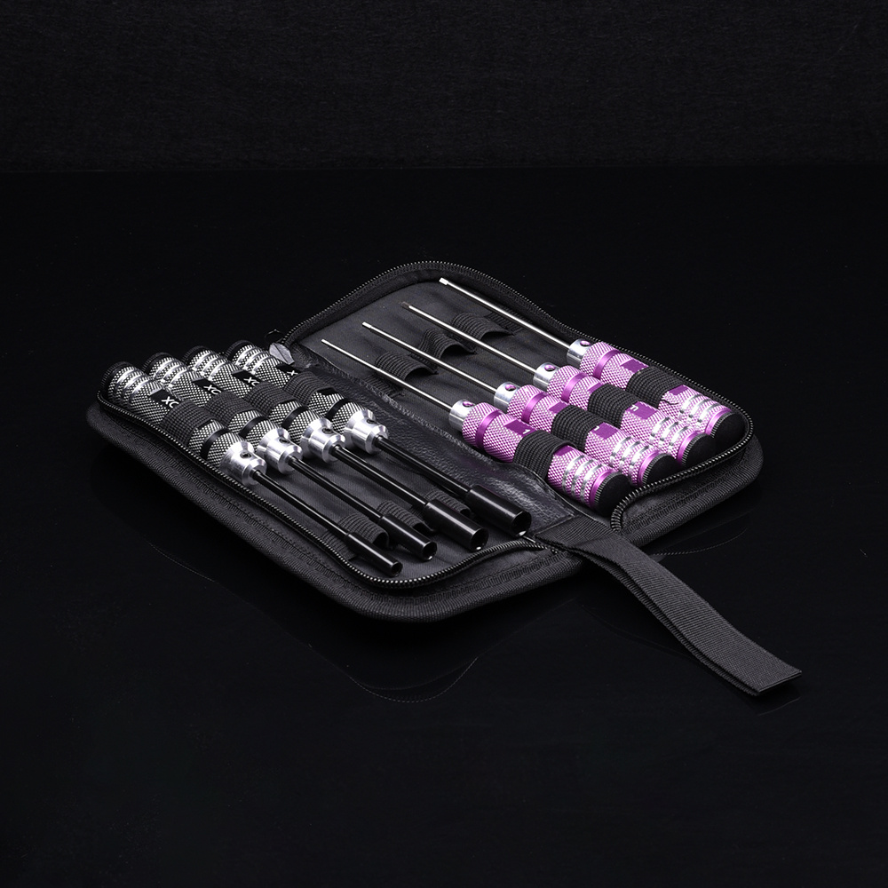 RNA Tool RNA Tool Black Cat 5525 Double ColorTool Bag-8pcs Set Hex1.5/2.0/2.5/3.0mm Box4.0/5.5/7.0/8.0mm "