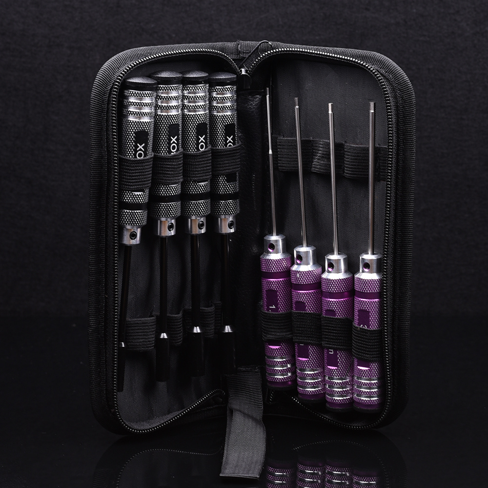 RNA Tool RNA Tool Black Cat 5525 Double ColorTool Bag-8pcs Set Hex1.5/2.0/2.5/3.0mm Box4.0/5.5/7.0/8.0mm "