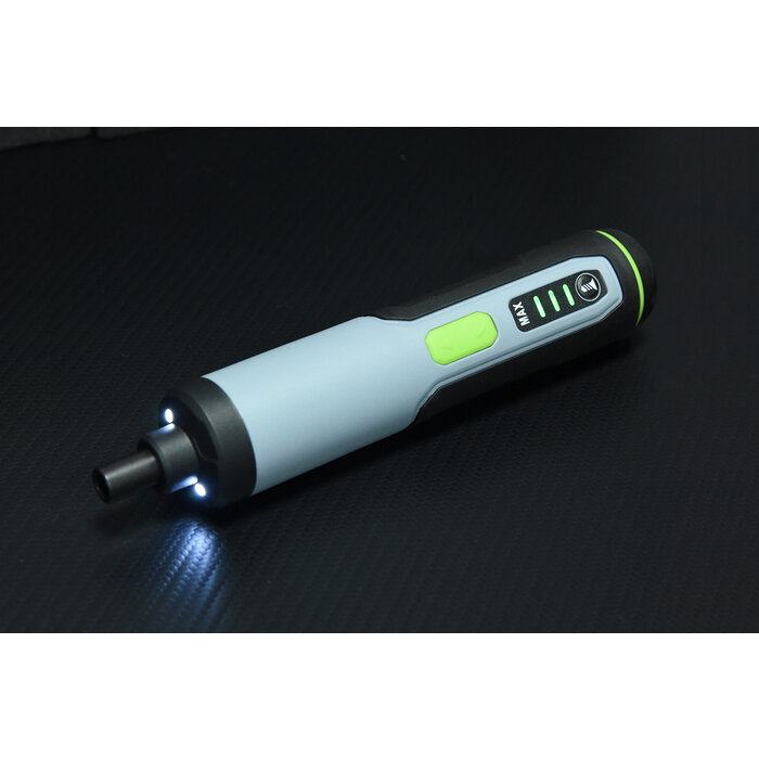 RNA Tool Hurricane Blue Hand&Automatic Integrated Powerful E-Tool 3.6V, 1300mAh, 300RPM, 1.0-5.0N.M, Type C Charge, 6.35Hex, Hex1.5/2.0/2.5/3.0mm Tips, 280g